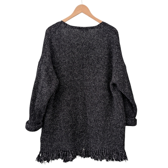 Madewell Memento Fringe 2 Pocket Open Cardigan Large - Picture 3 of 13